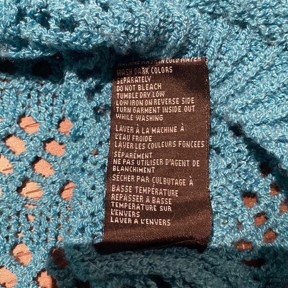 Qed London sweater open eyelet Size S/M - Picture 6 of 10